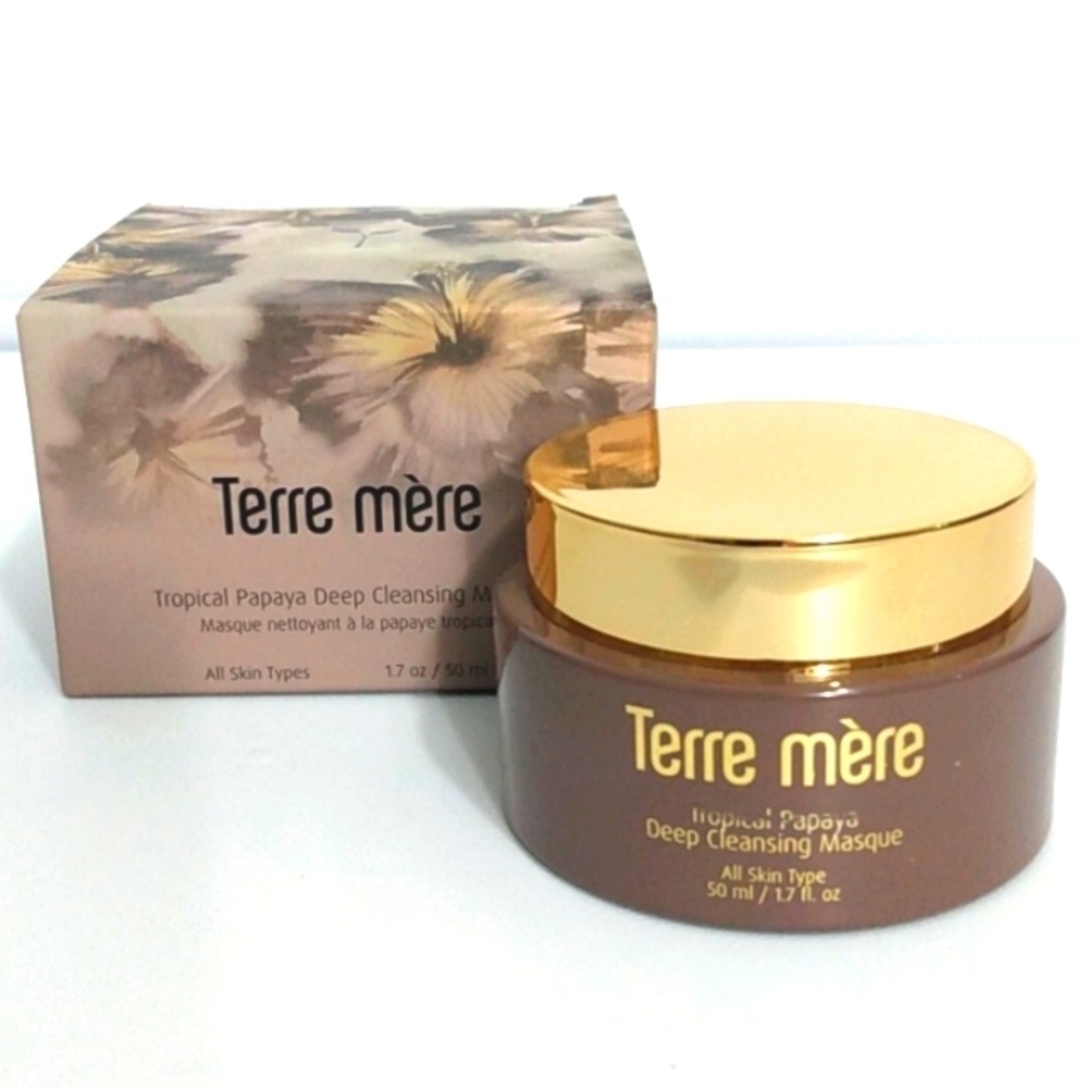 TERRE MERE TROPICAL PAPAYA ALL SKIN TYPES DEEP CLEANING MASQUE SIZE 1.7oz  NWT